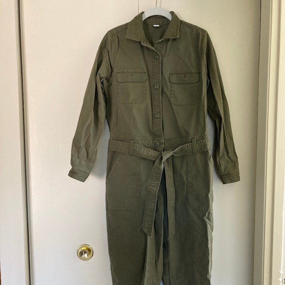 Old Navy Green Utility Jumpsuit